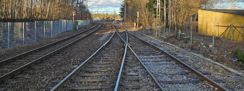 Järnvägen i området kommer att vara avstängt under arbetsperioden. Foto: Trafikverket