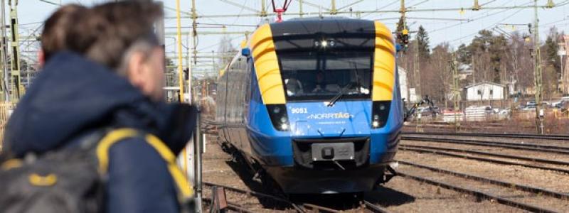 Metoden har demonstrerats på bandel 119, ett enkelspår med banlängd cirka 33 km, där resultaten visade sig utgöra en bra grund för vidare tekniska diskussioner. Foto: Trafikverket