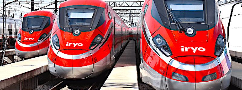 ETR1000-tåget, som når en hastighet på 300 km/h och potentiellt 400 km/h utan begränsningar, är inte bara Europas snabbaste, utan har också bidragit till att locka resenärer från flyget. På bara nio månader ökade resandet med 57 procent mellan Paris och Milano. Foto: IRYO