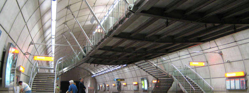 Den nya tunnelbanelinjen i Bilbao får fem stationer. Foto: Bilbao Metro