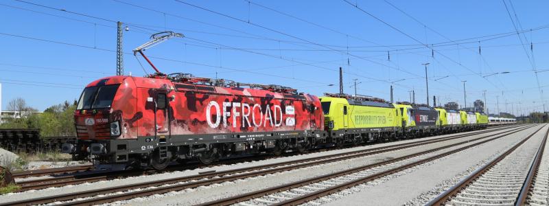 Genom att flytta en större del av transportsträckan till järnväg hoppas företagen i Europa kunna minska belastningen på vägnätet samtidigt som transporternas klimatpåverkan reduceras.   Foto: Tyska TX Logistik