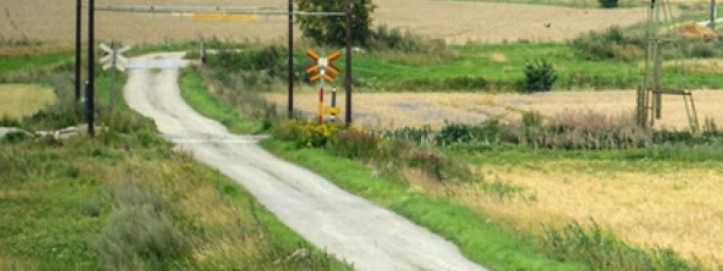 Den säkraste plankorsningen är den som inte finns. Foto: Trafikverket
