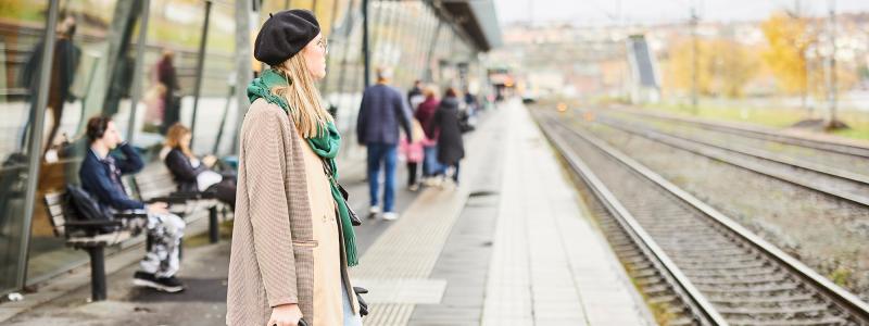 I mars förbättrades punktligheten för Krösatågen i Jönköpings län jämfört med tidigare månader. Foto: Länstrafiken