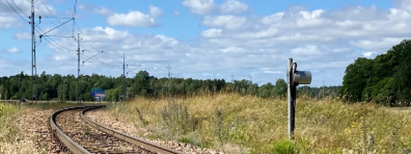 Sträckan mellan Ljusne och Enånger på Ostkustbanan ligger i Söderhamns och Hudiksvalls kommuner och är nästan 4 mil lång. Foto: Trafikverket