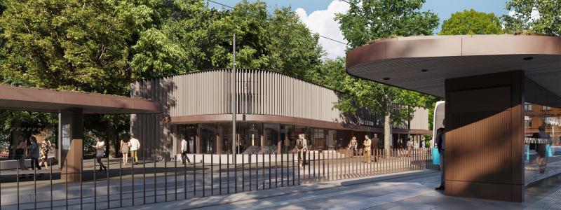 Arbetet med Västlänkens etapp Haga-Rosenlund går nu in i en ny fas. Bild: Gottlieb Paludan Architects och AFRY