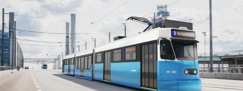 Västtrafik bygger om alla 80 spårvagnar av modell M31 Foto: Västtrafik