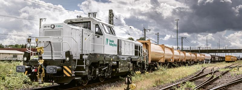 Det dieselelektriska loket Vossloh Rolling Stock DE 18. Foto:  Vossloh