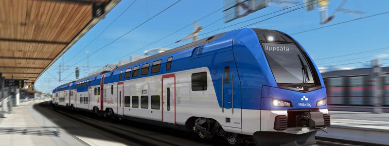 Kristoffer Tamsons (M) ordförande i Mälardalstrafik riktar kritik mot SJ efter planeringskaos. Foto: Mälardalstrafik