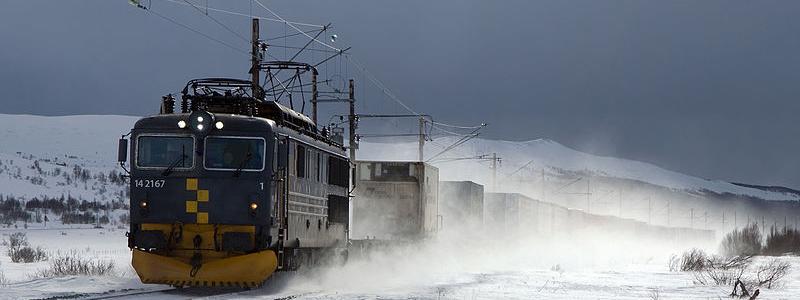 Godsolymerna steg med 19 procent på Dovre-linjen. Foto: David Gubler