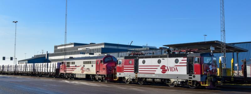 Nu ansvarar CFL för Vidas lokdragning. Foto: Vida