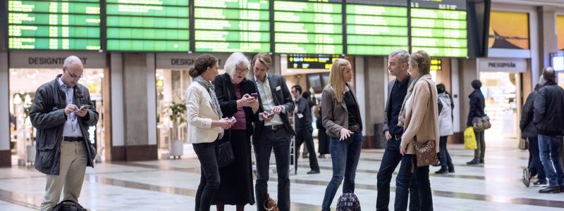 Inställda tåg ställer till det för SJ:s resenärer. Foto: Anna Rut Fridholm