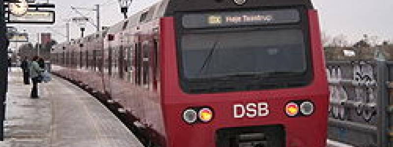 Köpenhamns S-Banes signalteknik uppgraderas. Arkivbild