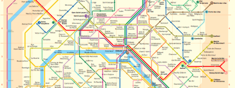 Kontraktet med Paris Metro innefattar både förebyggande och korrigerande underhållsåtgärder  Karta: Paris Metro