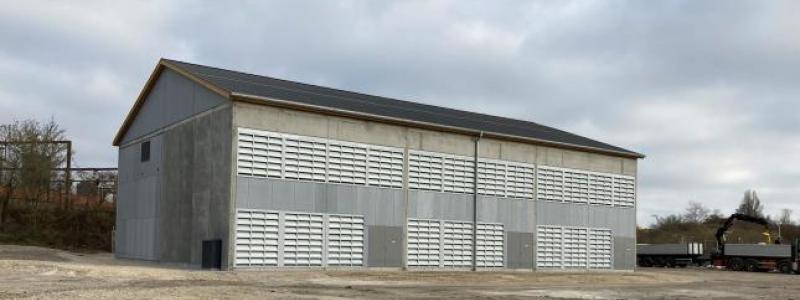 Banedanmark har byggt en helt ny distributionsstation i Sydhamnen i Köpenhamn. Foto: Banedanmark