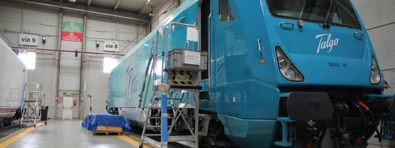 Talgo utvecklar vätgaståg vid sin Las Matas-fabrik nära Madrid. Foto: Talgo