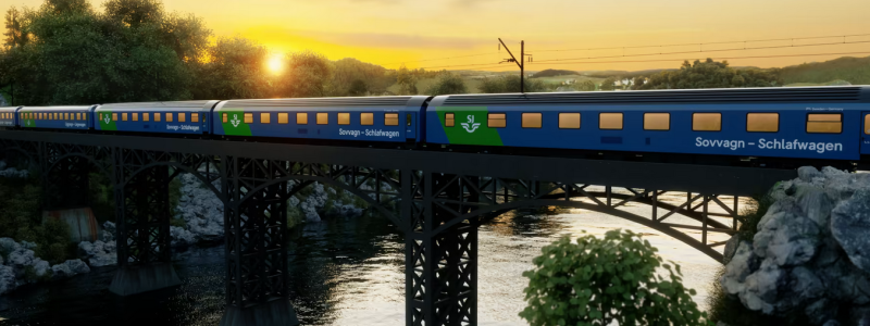 Sj kör nattåg till Hamburg men utan sovvagnar. Foto: SJ