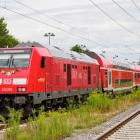 RE med diesellok 245 006 i Langenargen. Foto: Wikipedia Commons Lic. Kredit: JoachimKohler-HB –