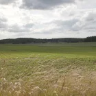 Bild tagen längs nya sträckningen Olofström-Blekinge kustbana. Foto: Jonas Fältman/Trafikverket