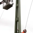 Den drygt 700 meter långa sträckan mellan Sävenäs rangerbangård och Mellby industriområde ska elektrificeras. Foto: Trafikverket