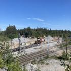 Bild från Gammelstads bangårdsförlängning inom Luleå kommun genomfört 2023-2024
 Foto: Infranord