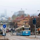En M31-spårvagn, samma modell som var inblandad i olyckan vid Wavrinskys plats den 18 mars 2025. Foto: Göteborgs spårvägar