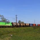 Green Cargos godståg passerar genom Skåne. Pressbild: Green Cargo