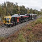 2020 köpte Infrakraft in en spårriktare, nu utökas stallet med två ytterligare maskiner. Foto: Infrakraft