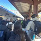 Inställt tåg vid Göteborgs central. Foto: Privat