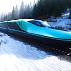 Konceptuella ritning av nya E10 Shinkansen, beställda av East Japan Railway Company.