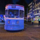 Olyckplatsen i korsningen Kungsportsavenyn och Vasagatan. Foto: Göteborgs Spårvägar