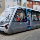 Coventry Very Light Rail (CVLR-system) är tänkt att fungera som ett tillägg till den befintliga kollektivtrafiken och bidra till att minska både trängsel och koldioxidutsläpp. Foto: Coventry University