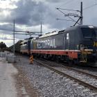 Lok vid Forsbacka Terminal. Foto: