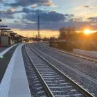 Den nya plattformen vid Nyköpings resecentrum. Foto: Trafikverket