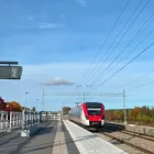 Järnvägstrafik i Sundsvall. Foto: Trafikverket