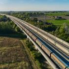 Järnvägsförbindelsen kopplar samman produktionsområden i norra Italien med den svenska marknaden. Foto: Nurminen