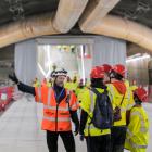 Ett 60-tal medarbetare från projektet fanns på plats för att svara på frågor. Bild: Region Stockholm.