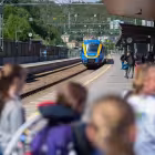Besökare får möjlighet att kliva ombord, träffa personal från Norrtåg och VR Foto: Norrtåg