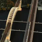 Årstabron mellan Södermalm och Årsta i Stockholm. Foto: Trafikverket