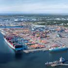 2025 blev ett nytt rekordår för Göteborgs Hamn med 934 000 hanterade containrar. Bild: Göteborgs Hamn.