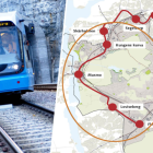 Spårväg syd Fotograf/Källa: Huddinge kommun