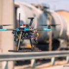 Ett europeiskt projekt testar AI-drönare i bangårdar. Foto: ÖBB