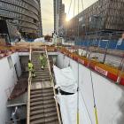 Montage av rulltrappan. Foto: Region Stockholm