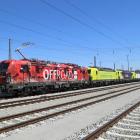 Genom att flytta en större del av transportsträckan till järnväg hoppas företagen i Europa kunna minska belastningen på vägnätet samtidigt som transporternas klimatpåverkan reduceras.   Foto: Tyska TX Logistik