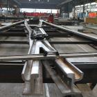 Tillverkning av spårväxelkomponent Foto: Vossloh