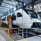 X80-tåg i nya Sävenäs depå. Foto: Eddie Löthman
