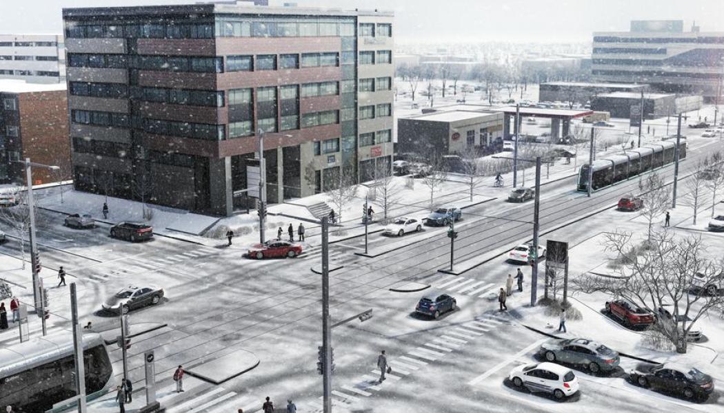 Tågen anpassas för drift i kallt klimat. Foto: Ville de Quebec