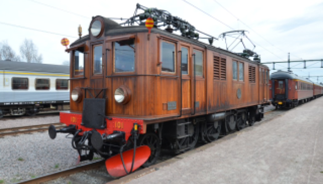 Ellok D 101, ett av loken som ska dra jubileumståget Foto: Järnvägsmuseet