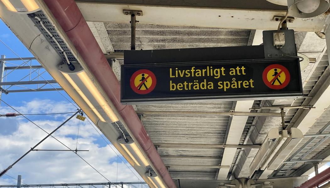 Ingen tågpassagerare har avlidit sedan 2010. Foto: Stina Wickenberg