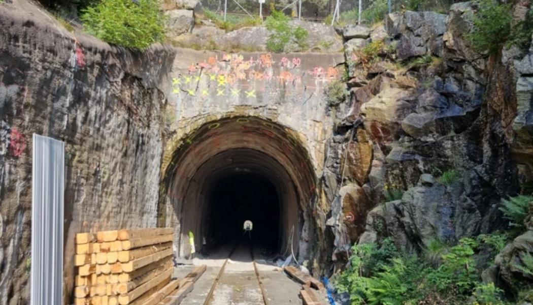 Tunnelmynning efter renovering. Foto: Trafikverket