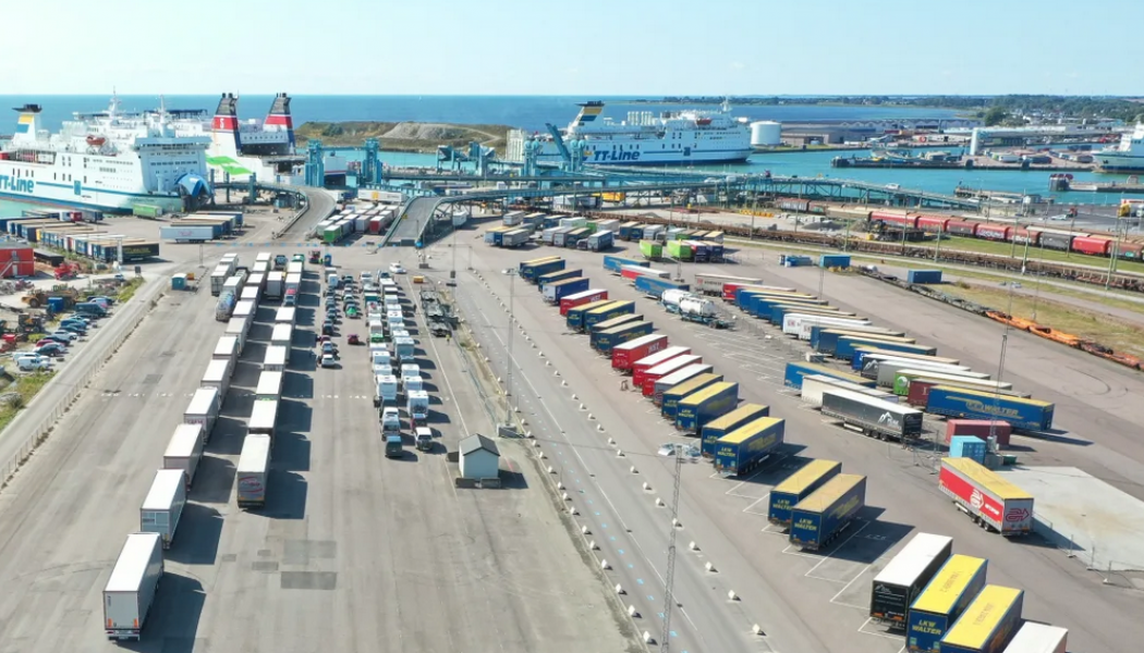 Järnvägstrafiken ökar med 41 procent i Trelleborgs Hamn. Foto: Trelleborgs Hamn